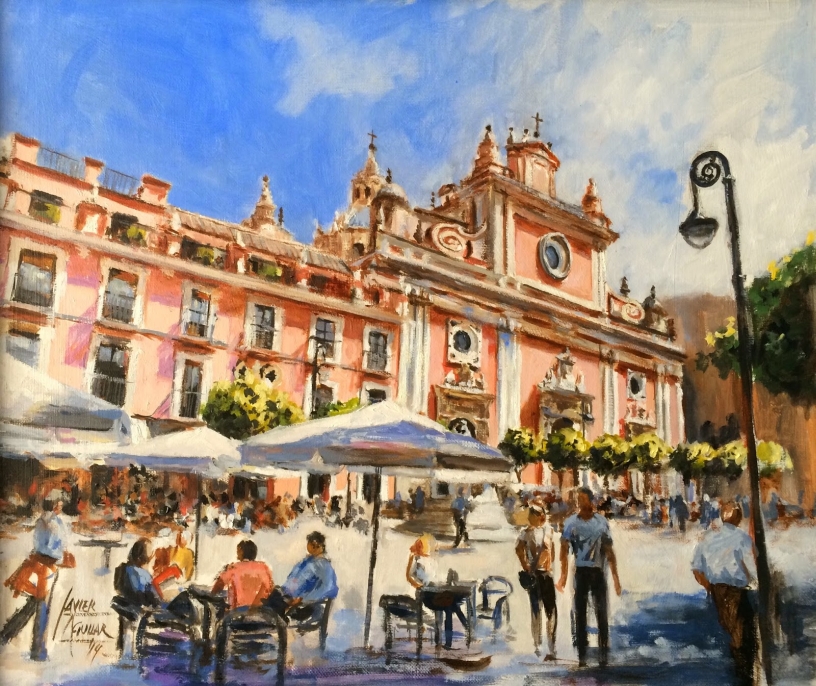 Sevilla ,malarstwo puzzle online