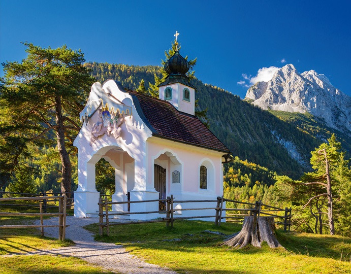 Kaplica w Bawarii. puzzle online
