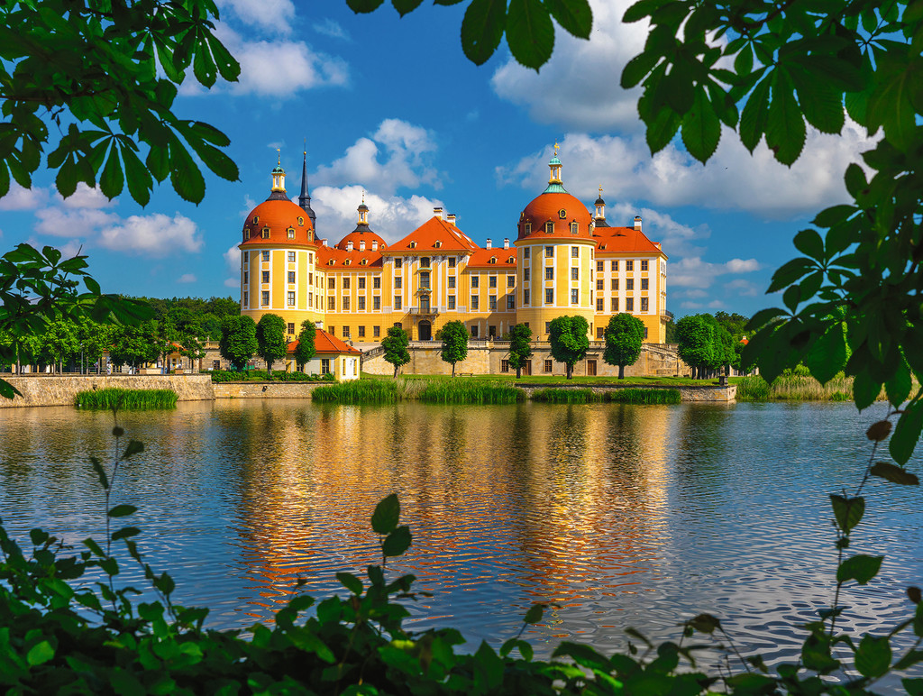Pałac Moritzburg. puzzle online
