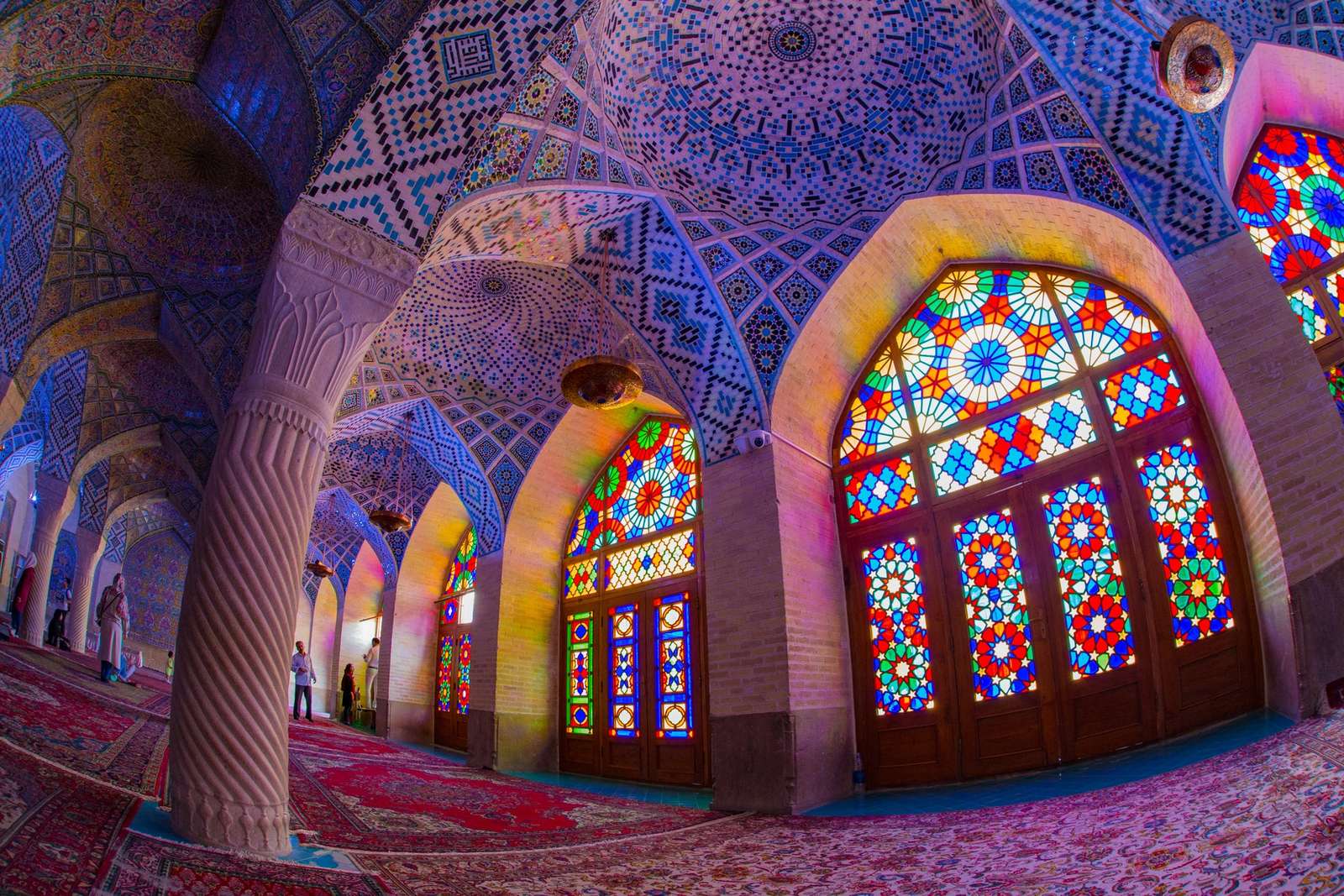 Różowy Meczet, Iran puzzle online