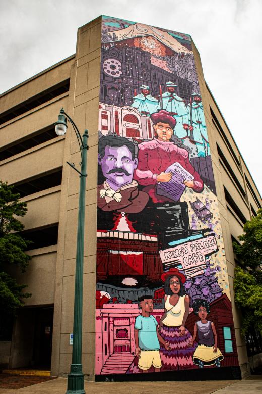 Memphis, TN, USA - mural puzzle online