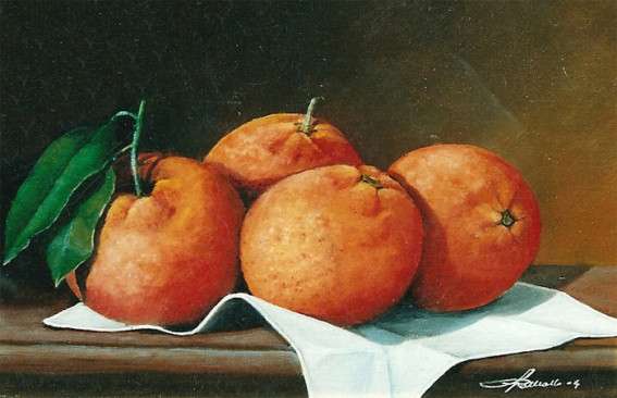 owoce, czerwone pomarańcze w koszu puzzle online