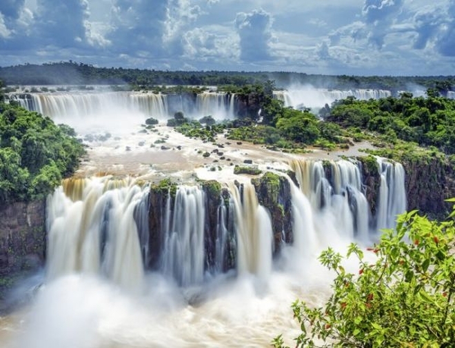 piękna natura - Wodospad Iguazú puzzle online