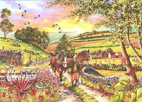 Rolniczy krajobraz. puzzle online