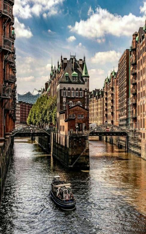 Cudowny Hamburg, Niemcy puzzle online
