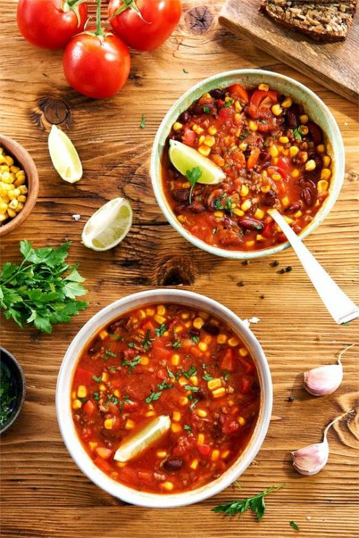 Pyszna zupa meksykańska puzzle online