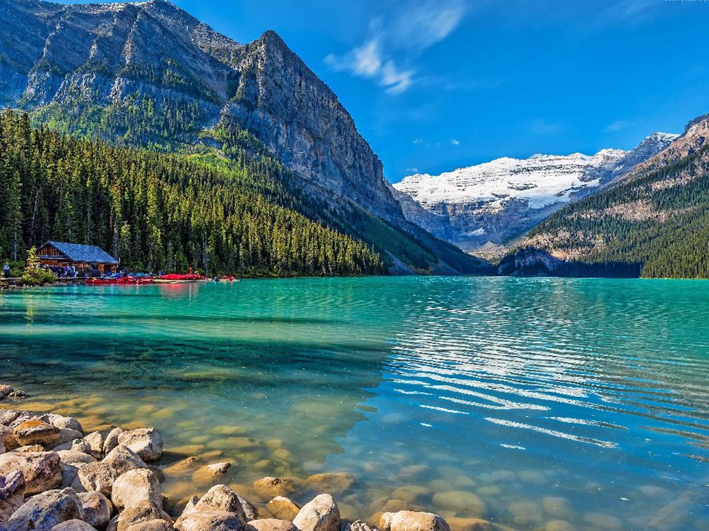 Piękne górskie jezioro. puzzle online