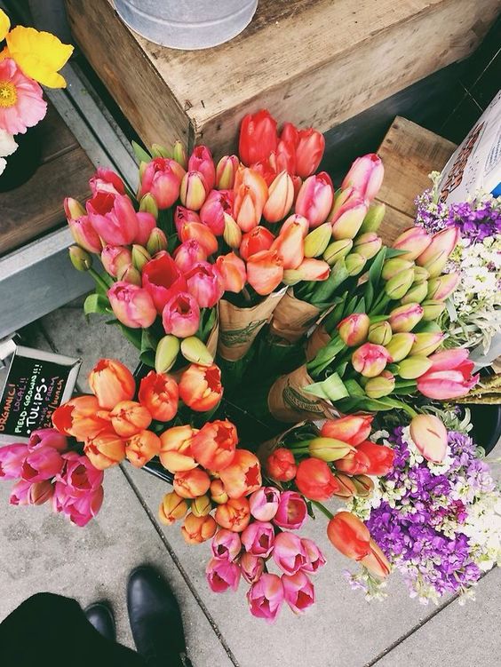 Bukiety tulipanów puzzle online