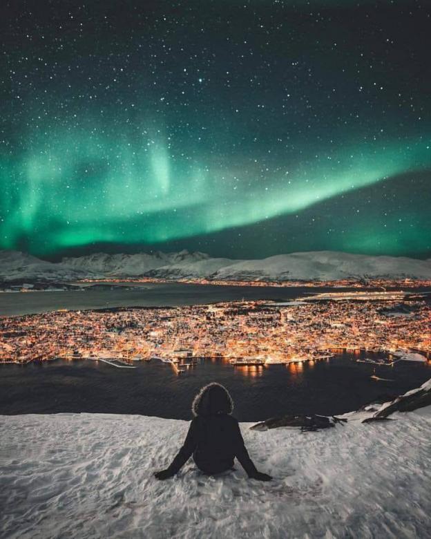 Zorza Polarna w Norwegii puzzle online