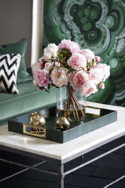 Różowy bukiet kwiatów puzzle online