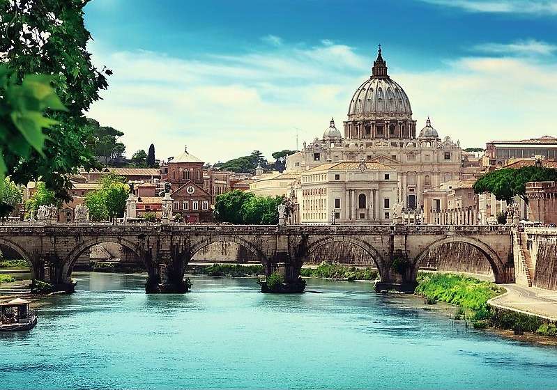 Most Anioła w Rzymie. puzzle online