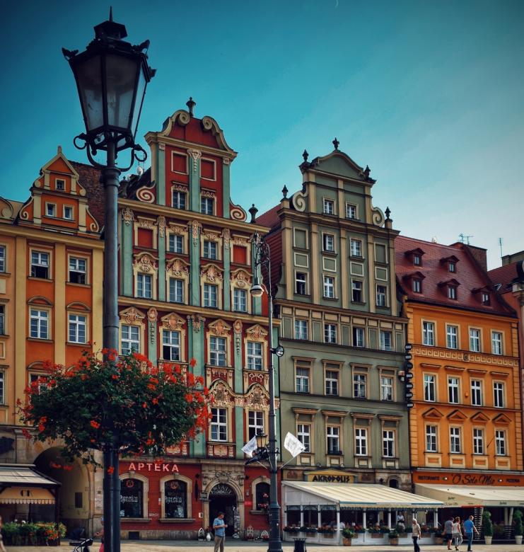 Piękne kamieniczki we Wrocławiu puzzle online