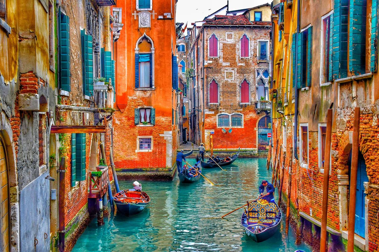 Kolorowe Włochy puzzle online