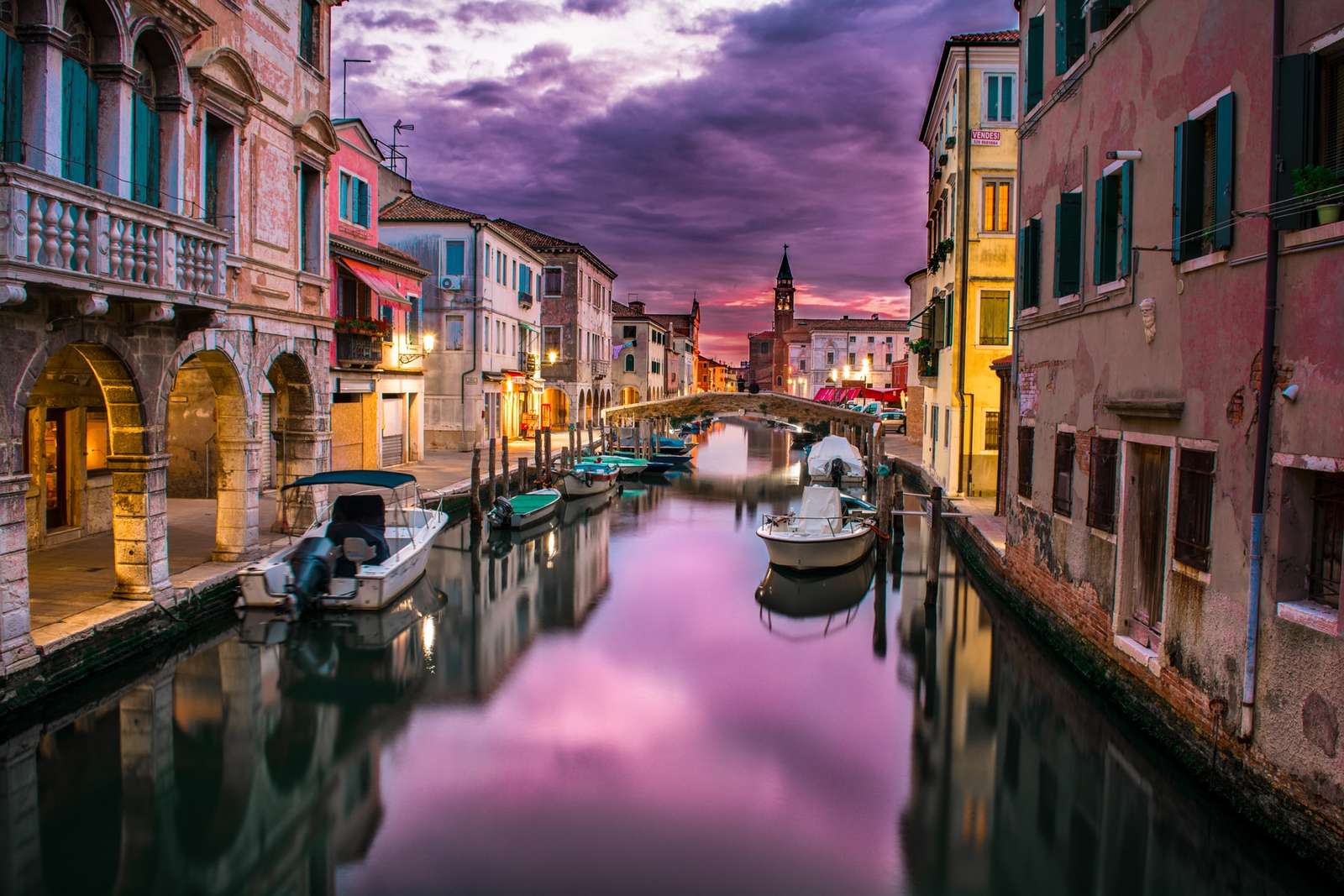 Piękna i kolorowa Wenecja puzzle online