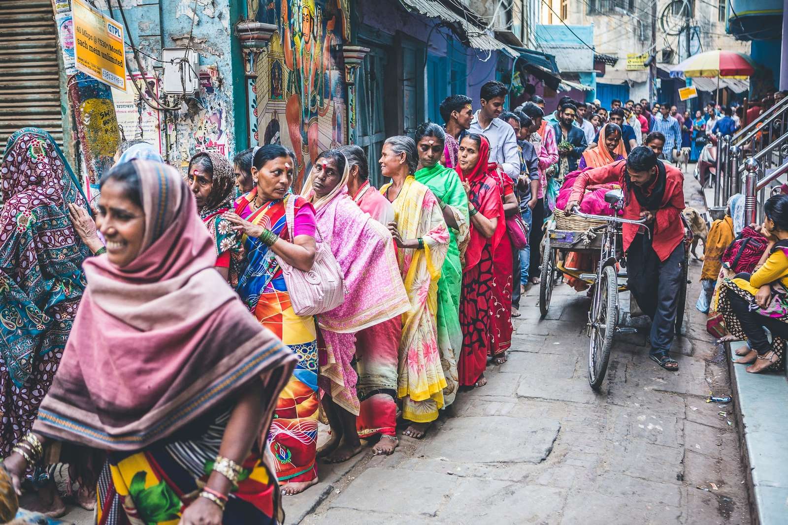 Waranasi, miasto w Indiach puzzle online