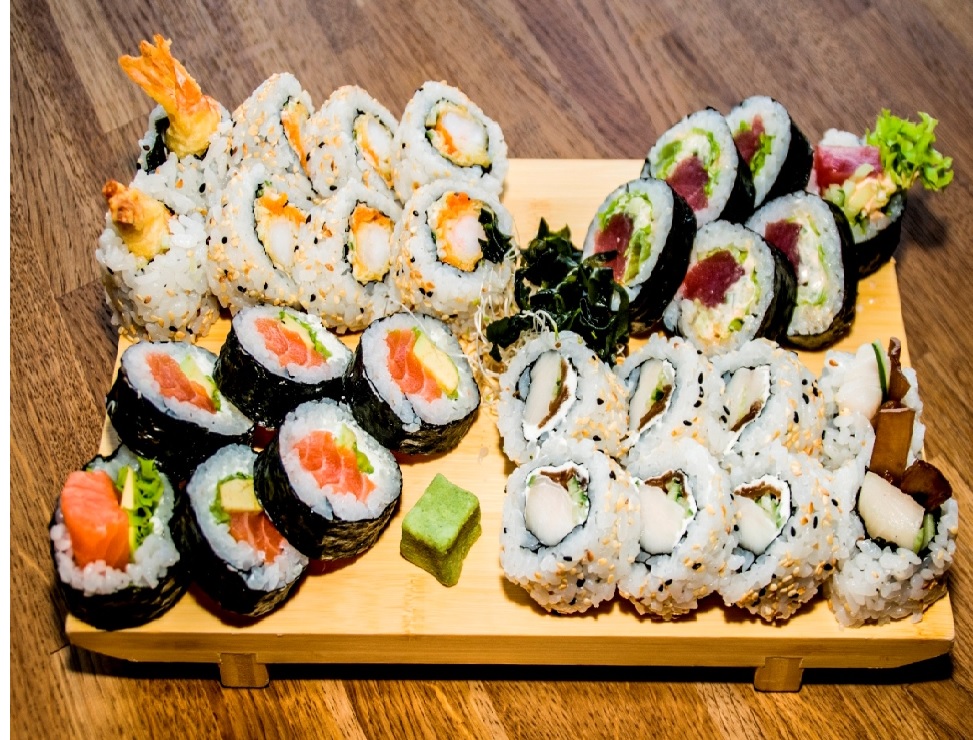 Sushi na desce puzzle online