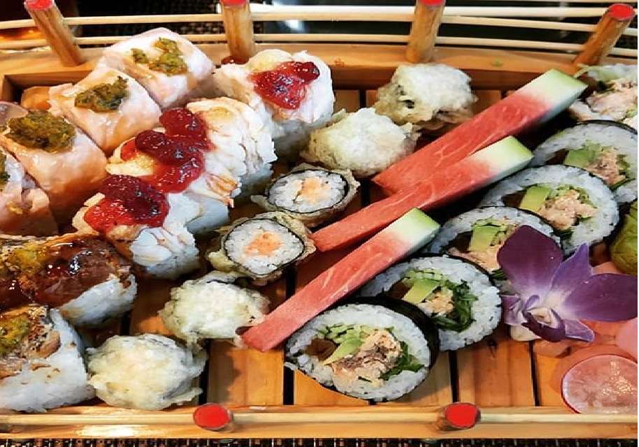 Sushi japońskie puzzle online
