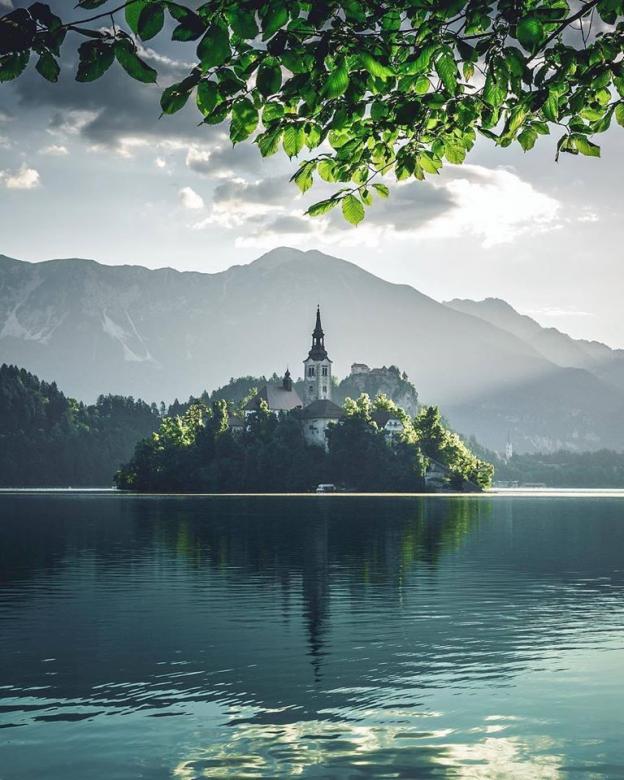 Jezioro Bled w Słowenii puzzle online