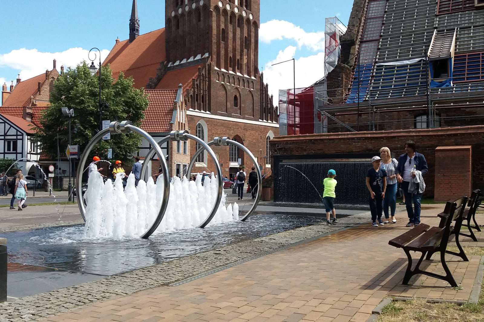 Gdańsk fontanna Heweliusza puzzle online