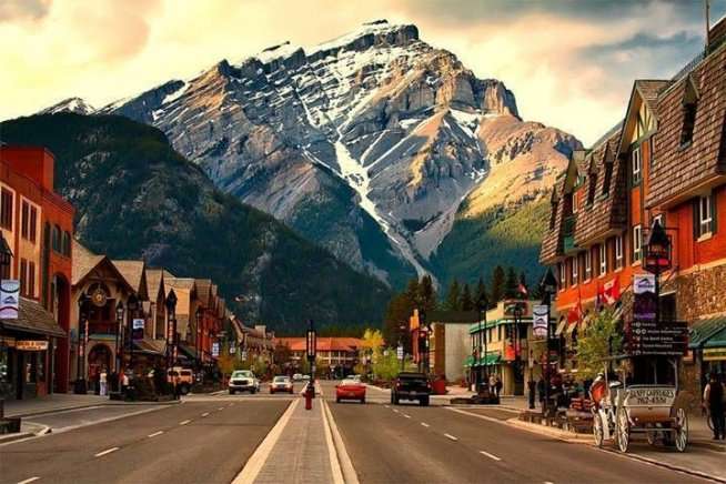 Banff w Kanadzie. puzzle online