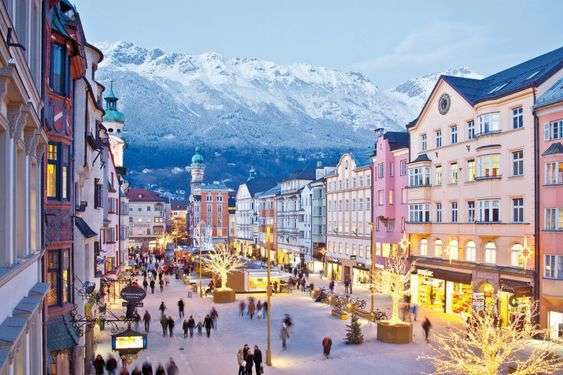 Austria zimową porą puzzle online