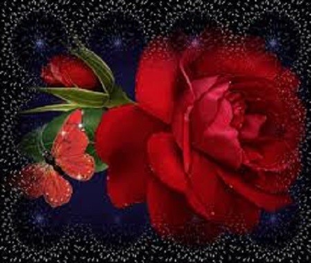 Czerwona róza        . puzzle online