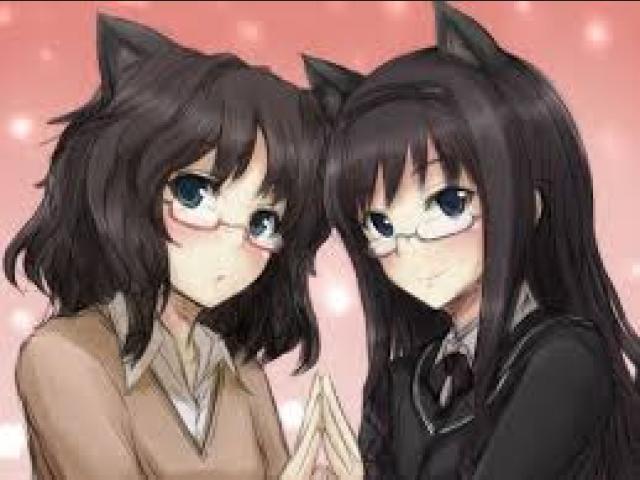 dziewczyny z anime w okularach puzzle online