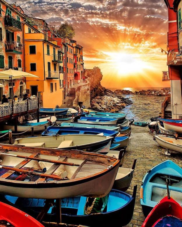 Piękne Cinque Terre Włochy puzzle online