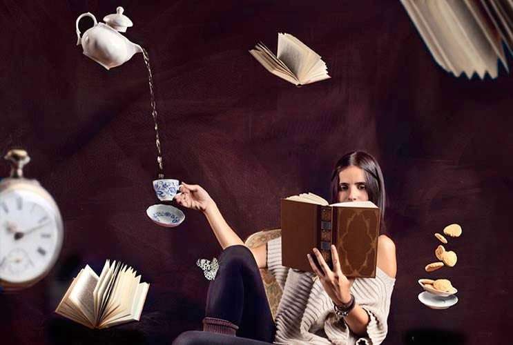 Książki wzbogacają życie tym którzy je czytają puzzle online