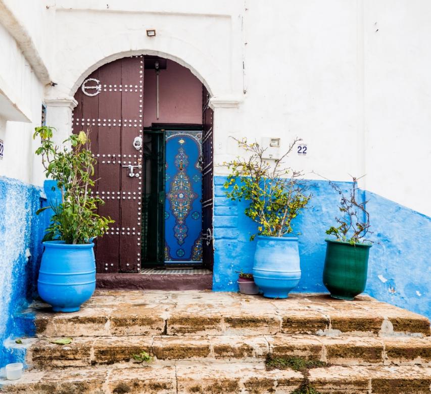 Marokańskie drzwi puzzle online