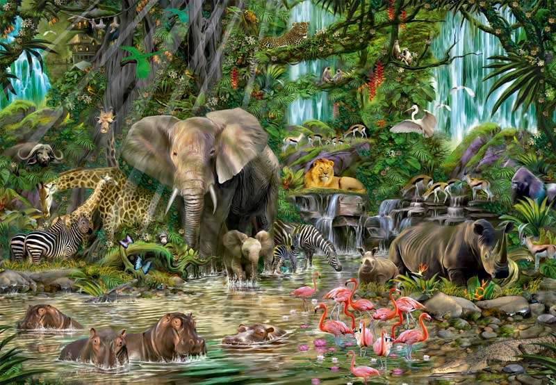 African animals. - Puzzle Factory