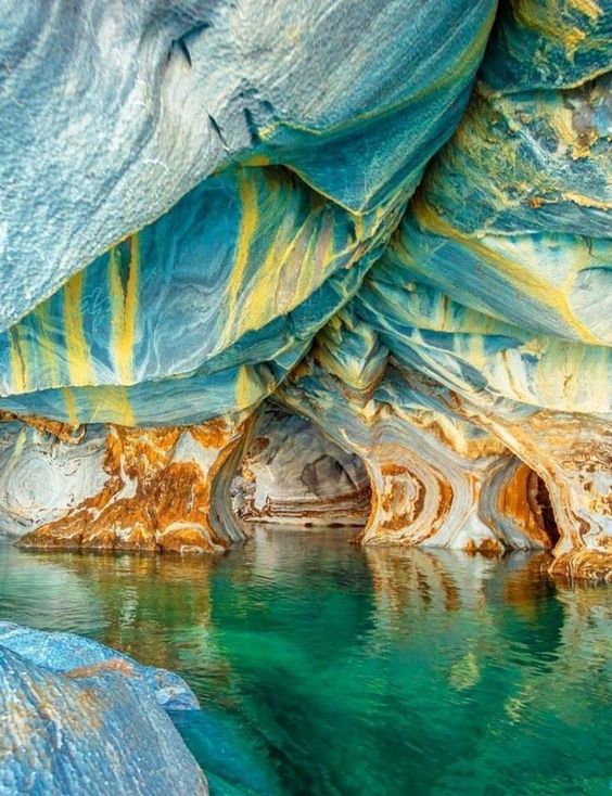 Marmurowe Jaskinie w Chile puzzle online