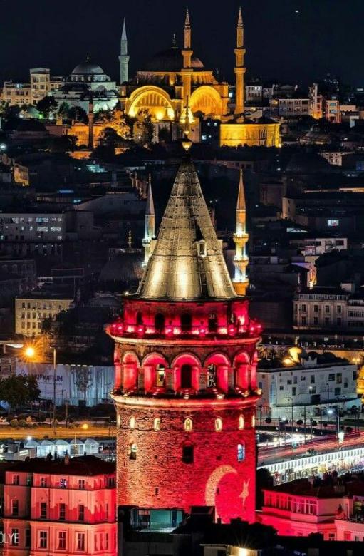 Istambuł Turcja nocą puzzle online