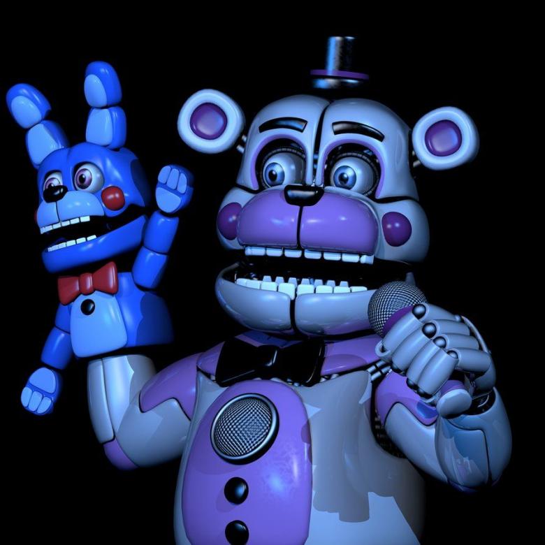 Funtime Freddy and Bom Bon puzzle online