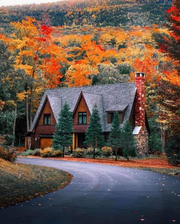 Jesienny dzień w Nowej Anglii puzzle online