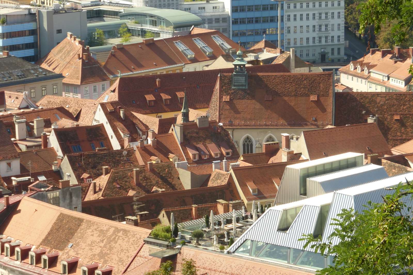 Dachy w Graz, Austria puzzle online