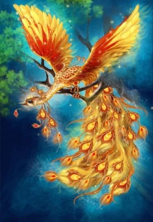 Złoty ptak magiczne puzzle online