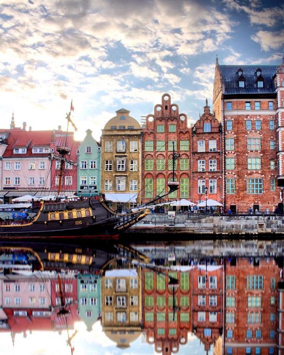 Kolorowe miasto Gdańsk puzzle online