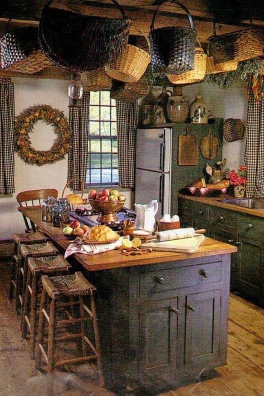 Piękna kuchnia w starym domu puzzle online
