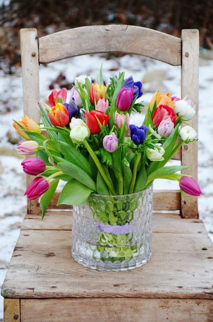 Wielkanocne kwiaty tulipany puzzle online