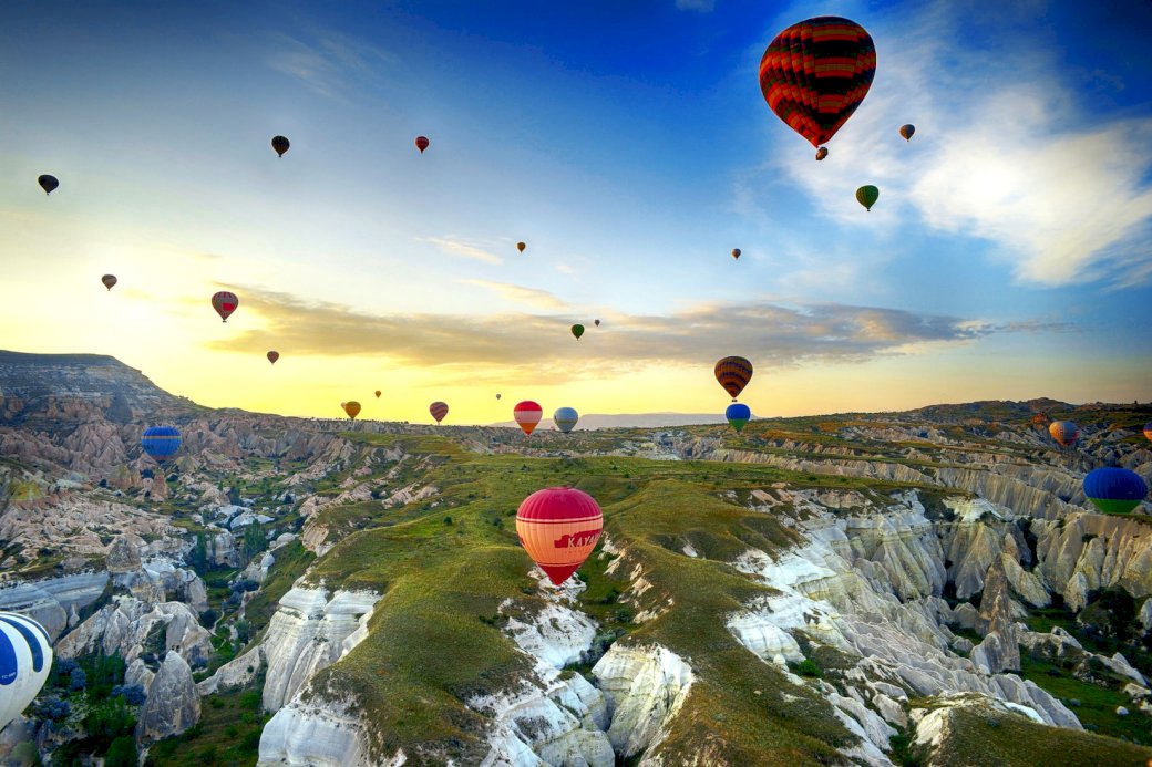 Wycieczka balonem, Turcja puzzle online
