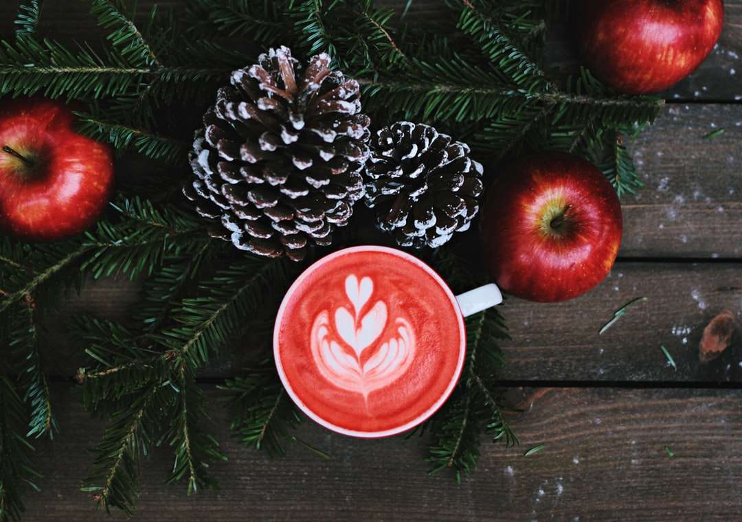 Przytulna świąteczna kawa puzzle online
