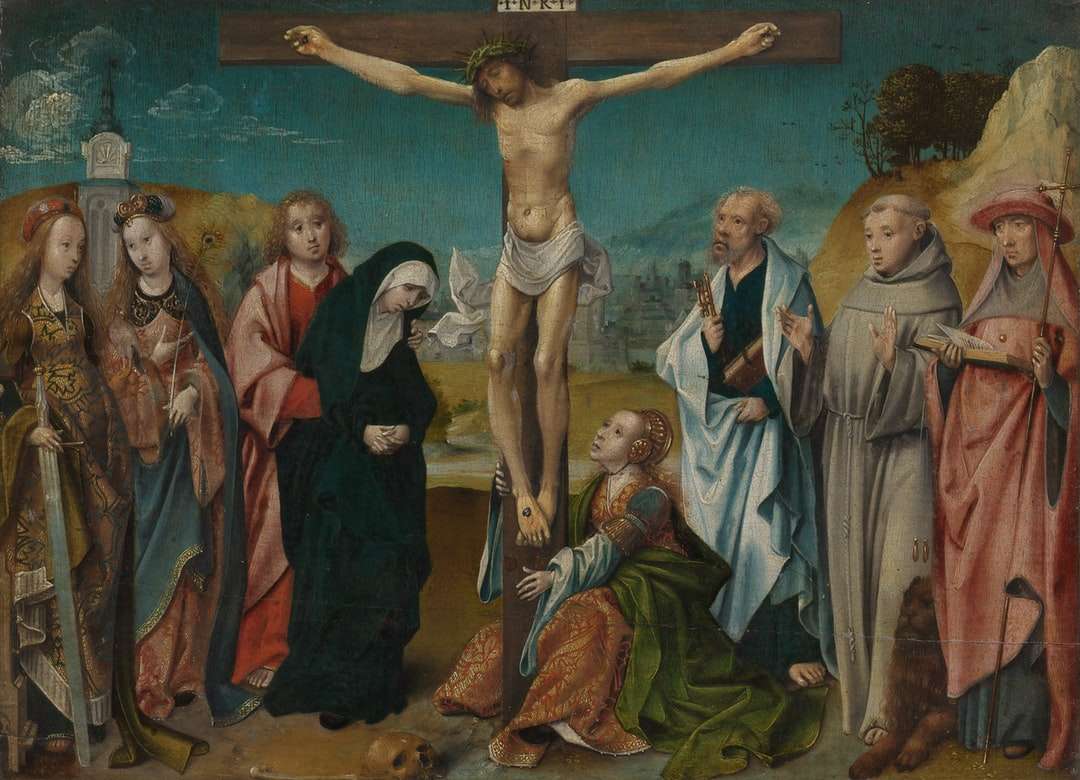 Chrystus na krzyżu, z puzzle online