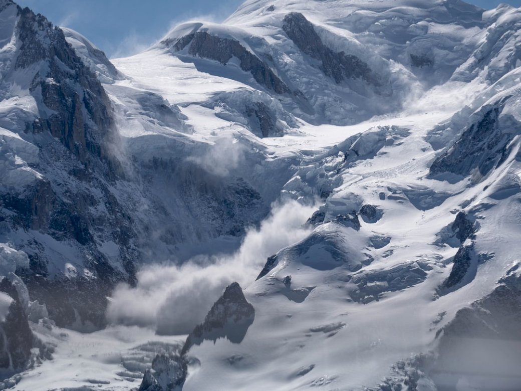 Lawina w Mont Blanc puzzle online