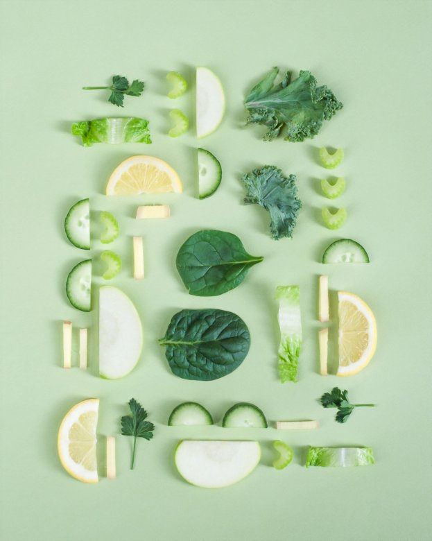 Zielone warzywa puzzle online