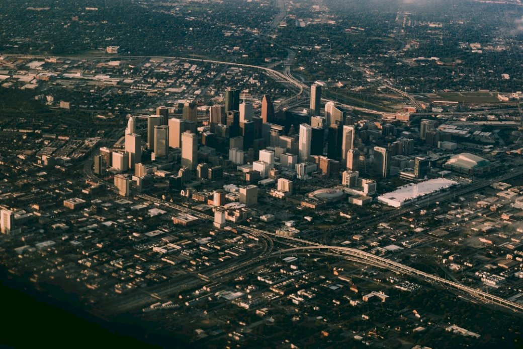 Luftaufnahme von Houston Texas Puzzle
