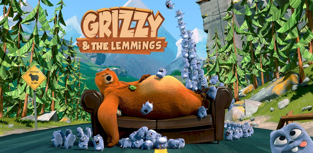 grizzly i lemingi puzzle online