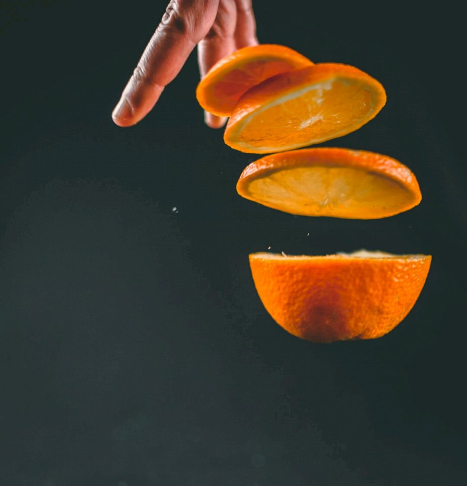 Lewitujące plastry pomarańczy puzzle online