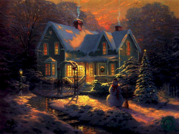 Christmas house puzzle