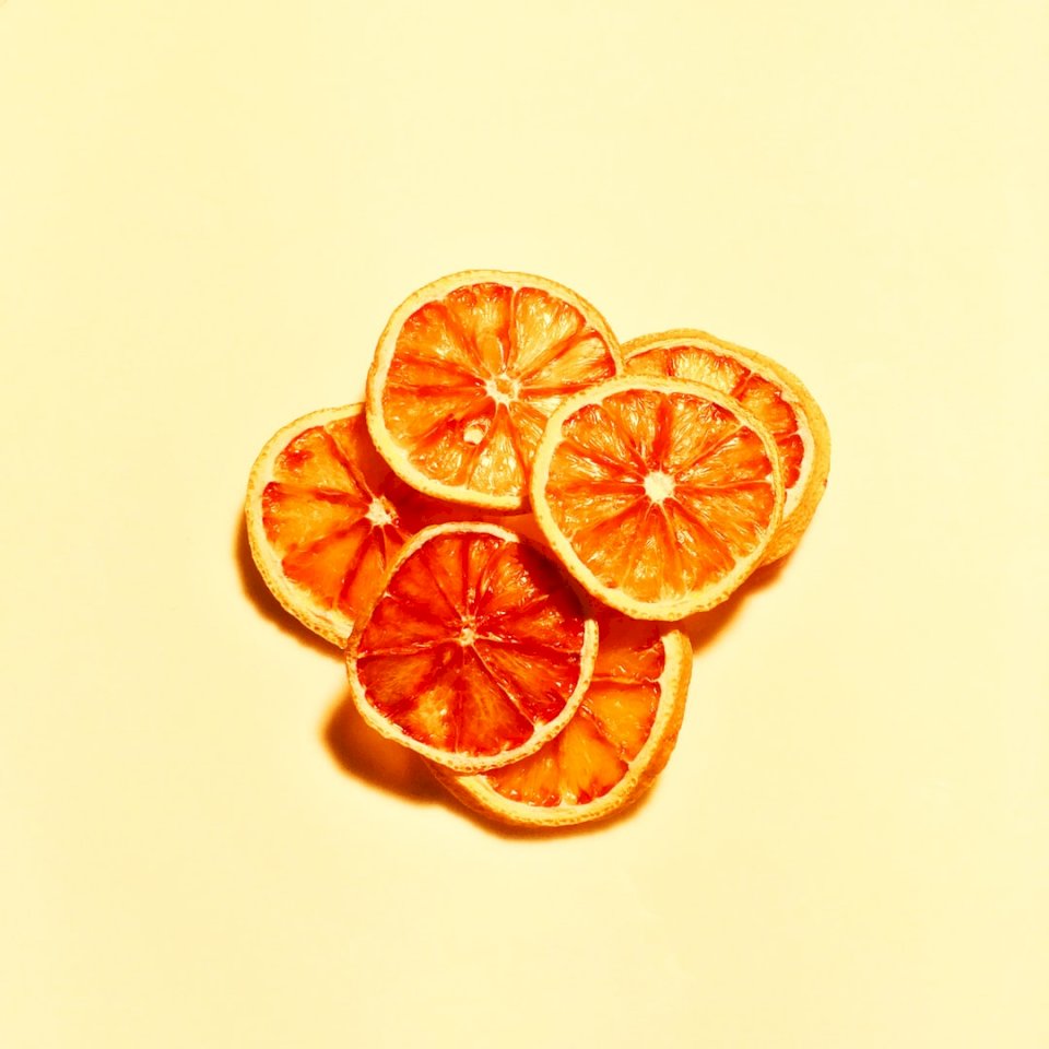 Plastry suszonej pomarańczy puzzle online